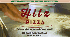 Desktop Screenshot of hitzpizza.com